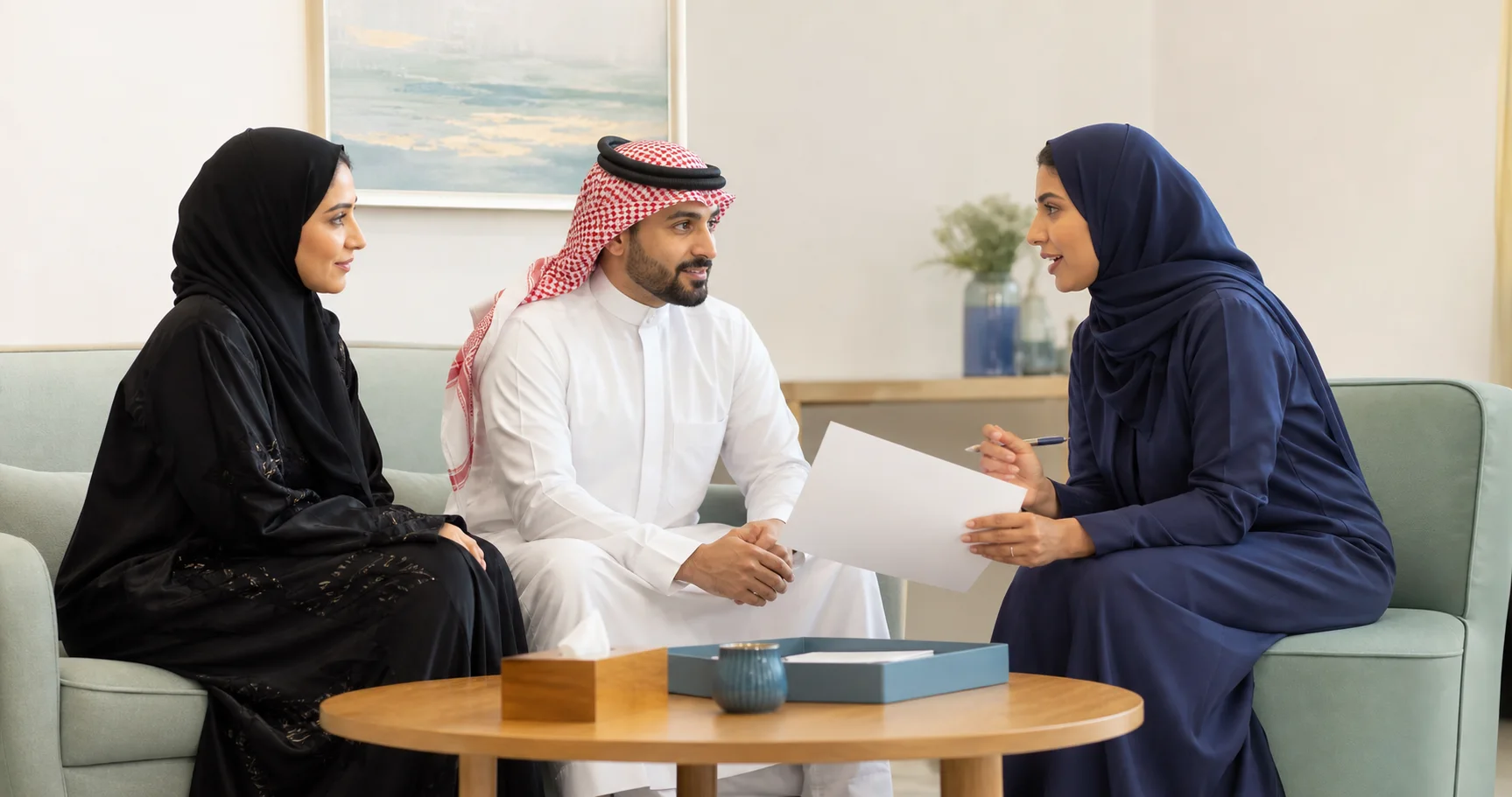 حوار توضيحي مع أسرة
